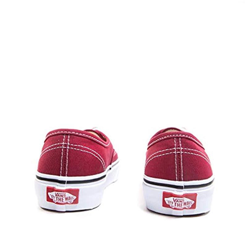 vans bordeaux authentic