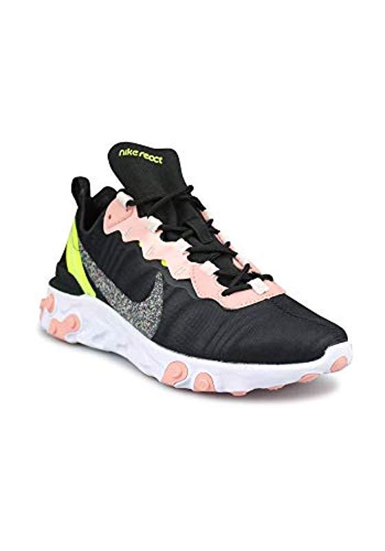 nike react element 55 femme noir