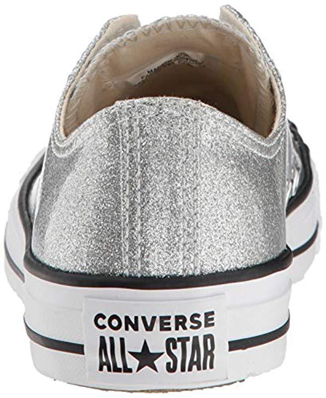 silver converse adults