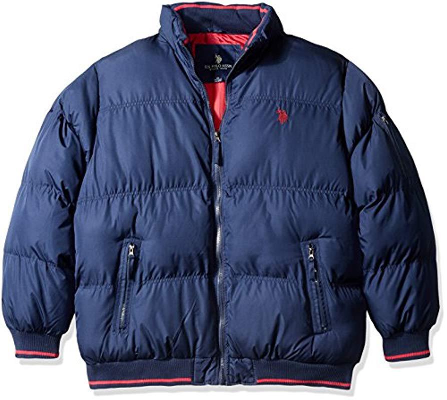 us polo navy blue jacket
