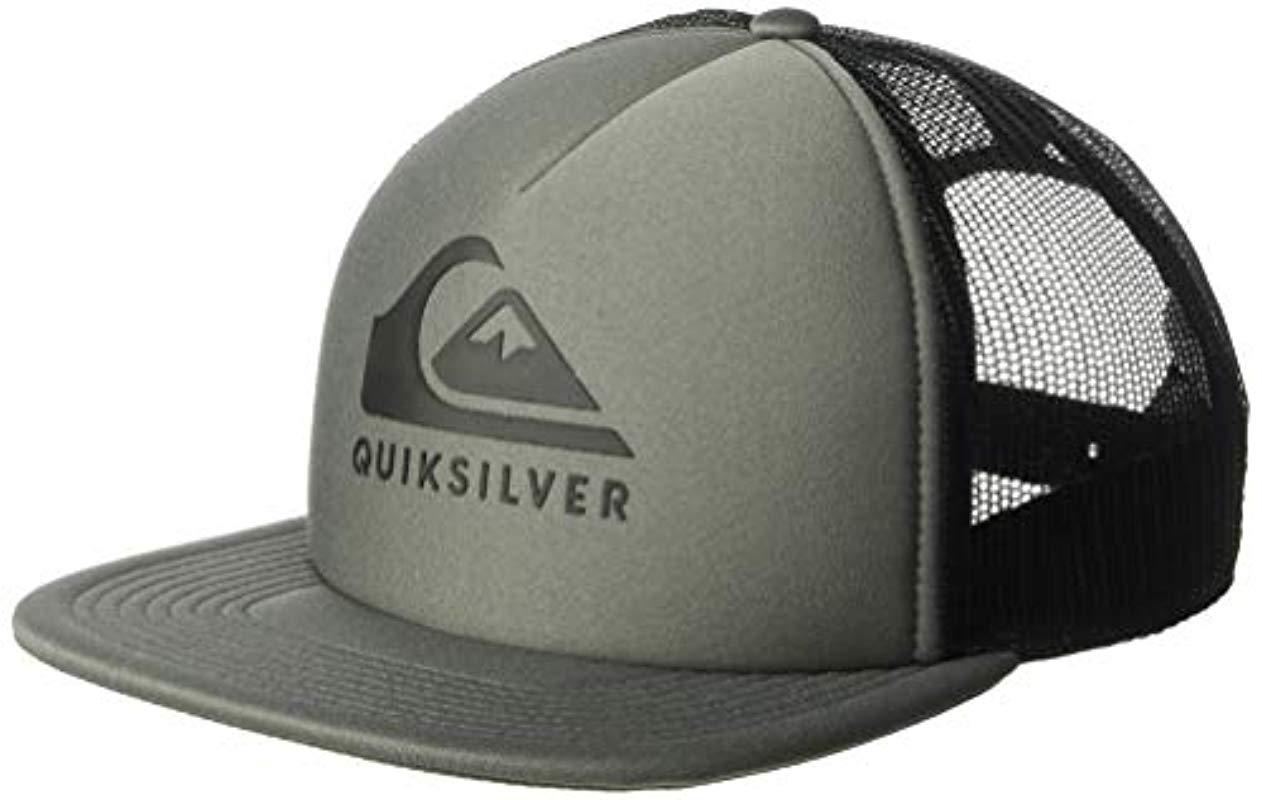 Quiksilver Foamslayer Trucker Hat in Black for Men | Lyst