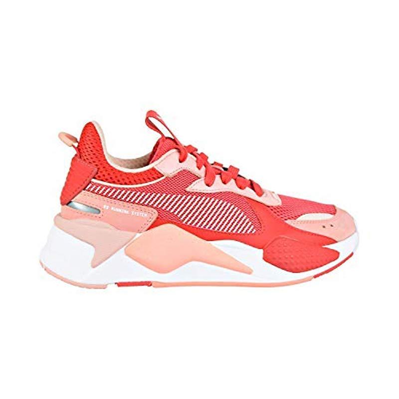 PUMA Leather Rs-x Toys S In Bright Peach/high Risk Red - Lyst