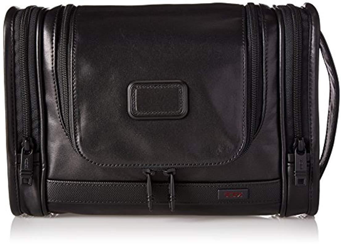 tumi alpha 2 hanging leather travel kit