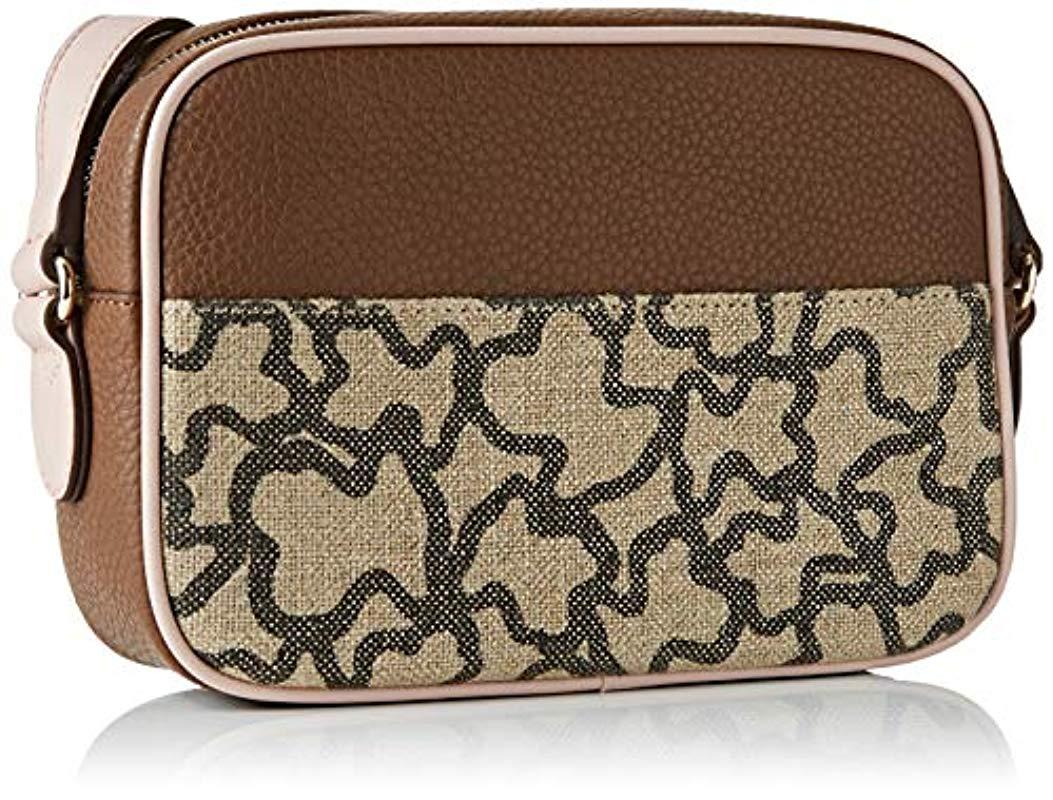 Elice New, Bolso bandolera para Mujer, Multicolor (Marrón/Rosa 895890024),  23.5x16x6.5 cm (W x H x L) Tous | Lyst