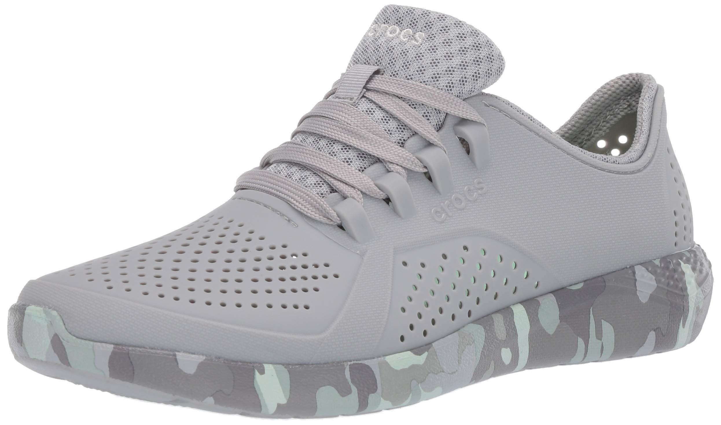 grey literide crocs