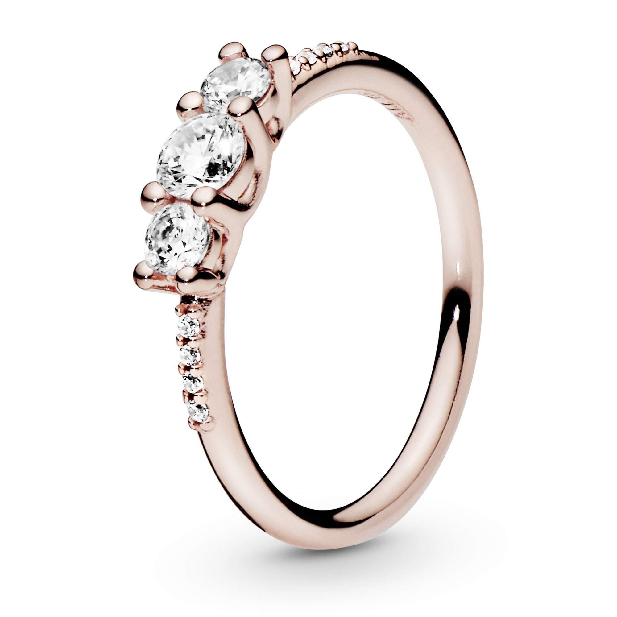 PANDORA Rose ring Sparkling Elegance 186242CZ - Sparen Sie 14% - Lyst