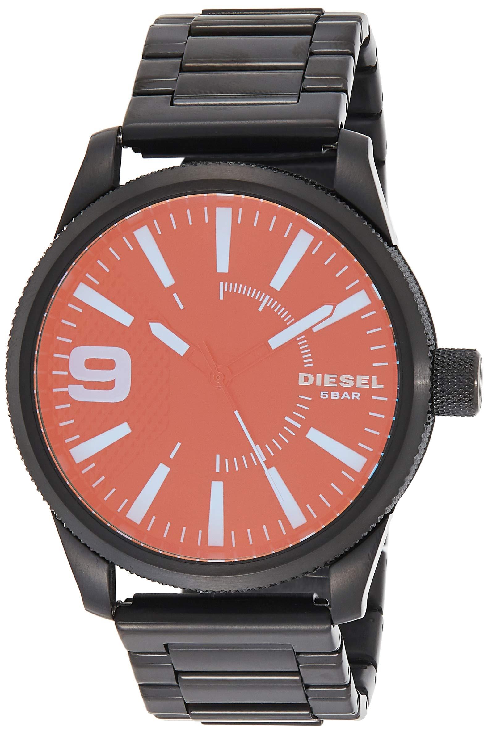DIESEL Mr Daddy 2.0 Quartz Stainless Steel And Silicone Chronograph ...