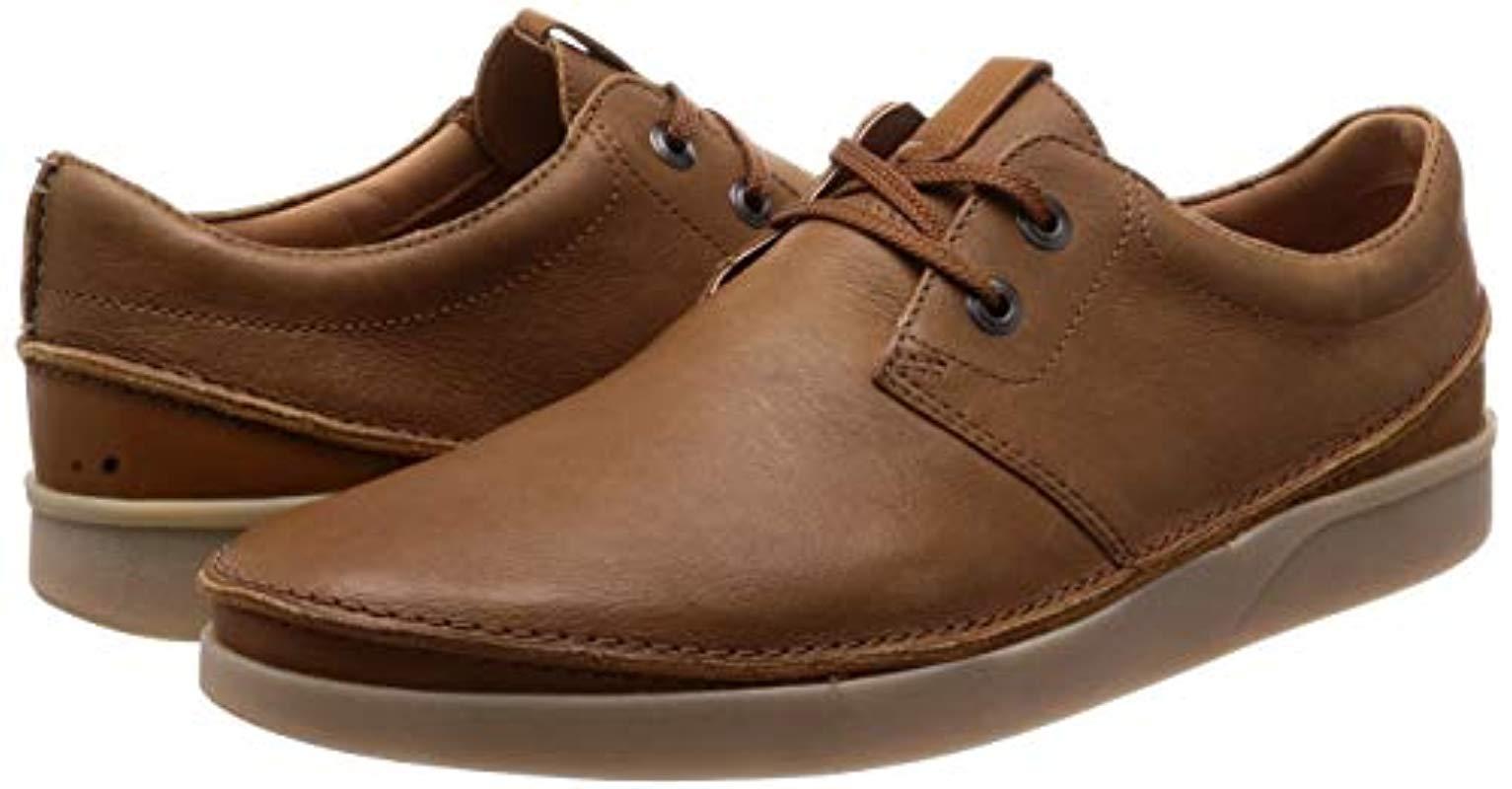 clarks oakland lace dark brown