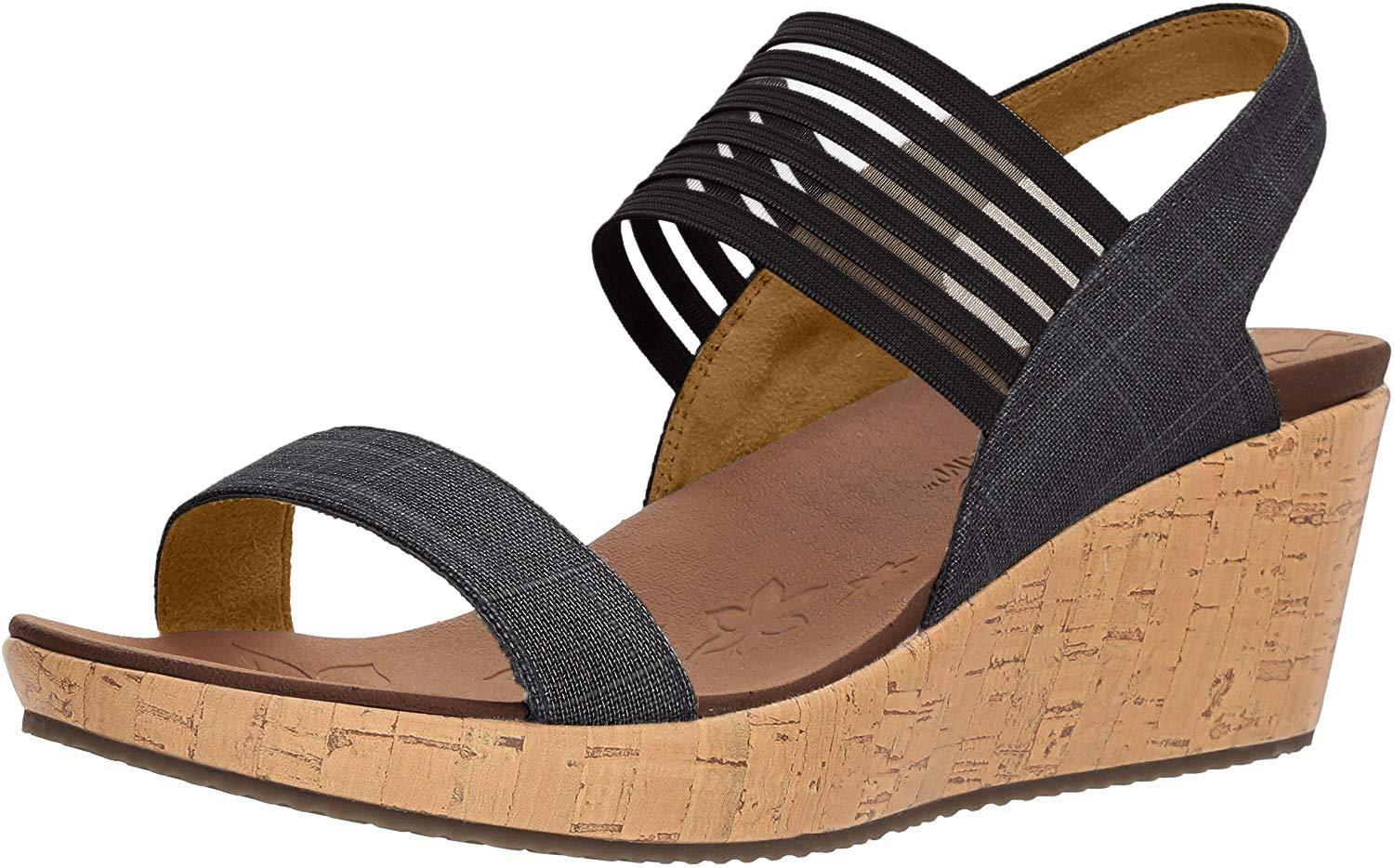 skechers smitten kitten wedge sandal