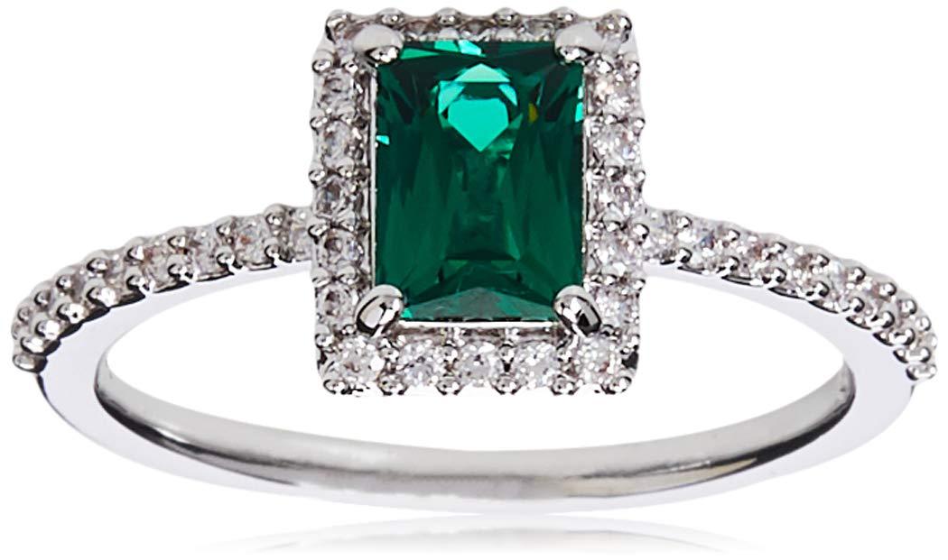 Bague Angelic Rectangular Swarovski en coloris Vert | Lyst