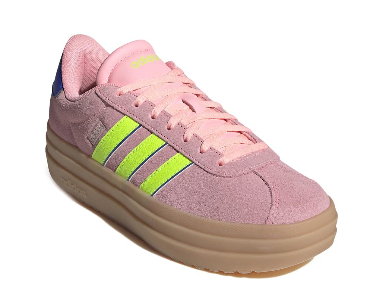 adidas Vl Court Bold Platform Sneaker in Black Lyst adidas Vl Court Bold Platform Sneaker in Black Lyst