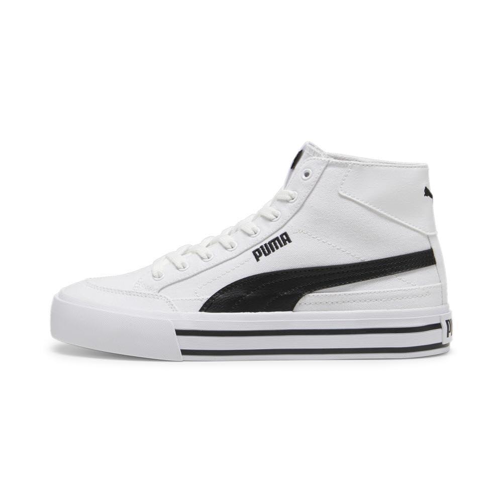PUMA Court Classic Vulc Mid Sneaker in White for Men | Lyst UK