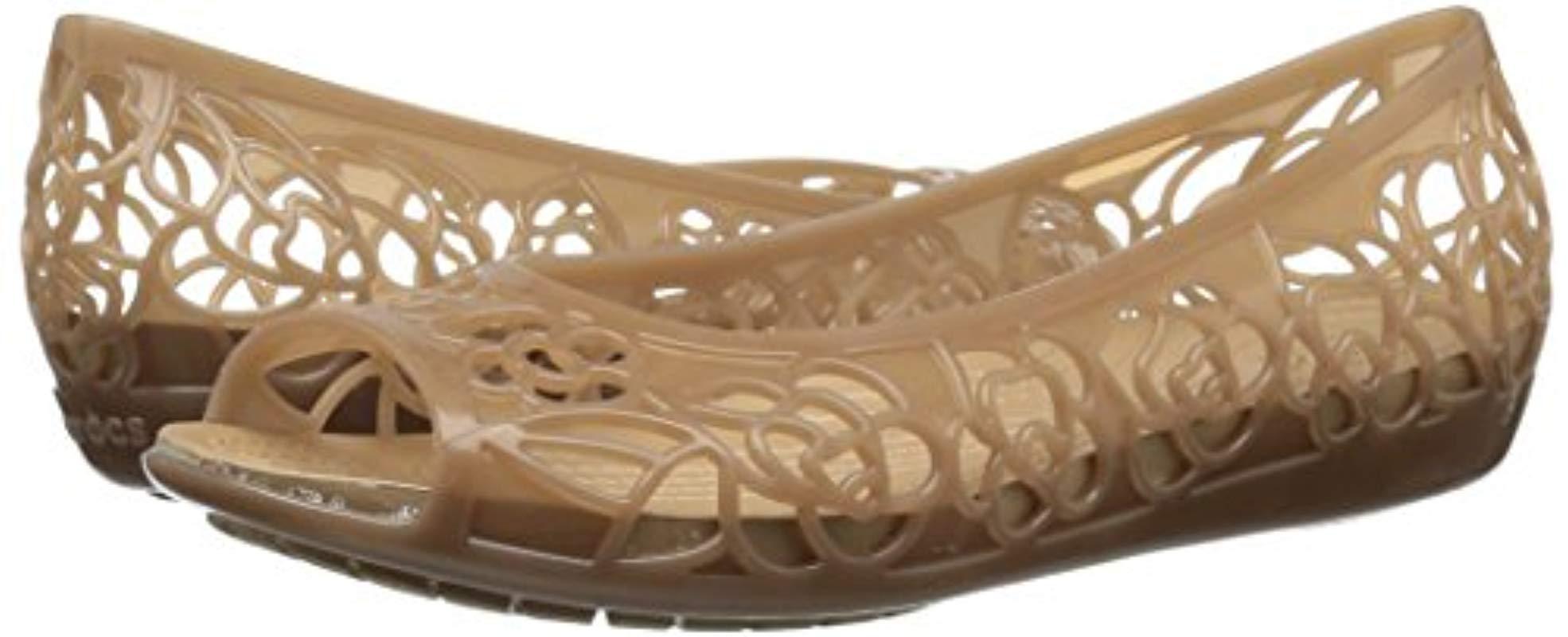 crocs jelly flats