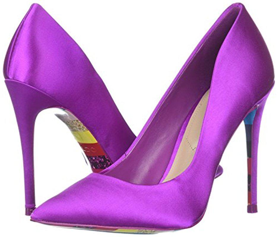 purple pumps aldo