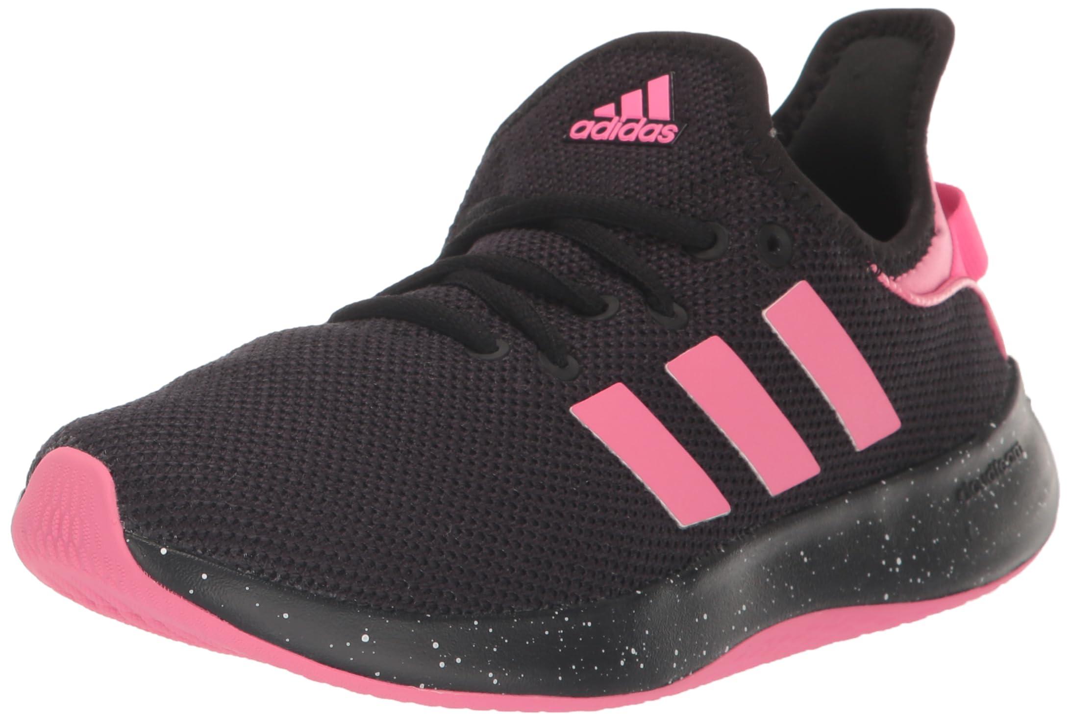 adidas Cloudfoam Pure Black/pink Fusion 7.5 | Lyst