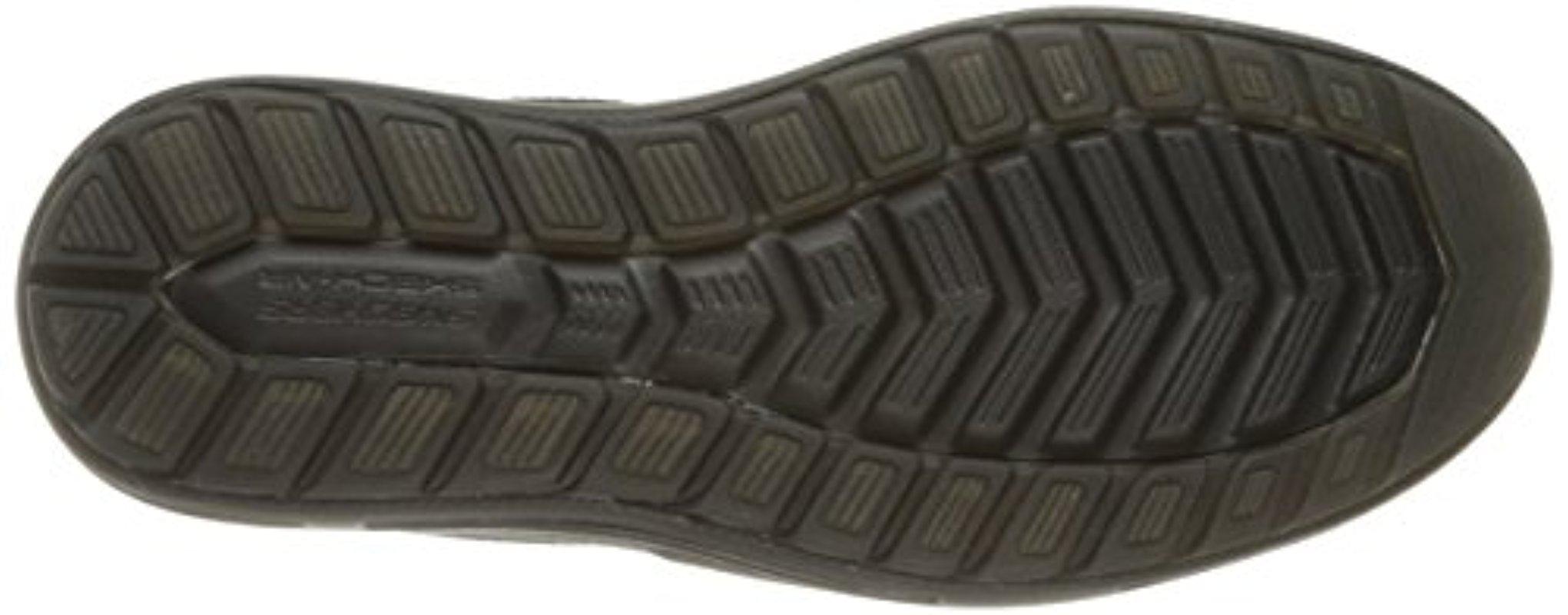 Skechers Leather Porter Vamen Slipon Loafer in Black for Men Lyst