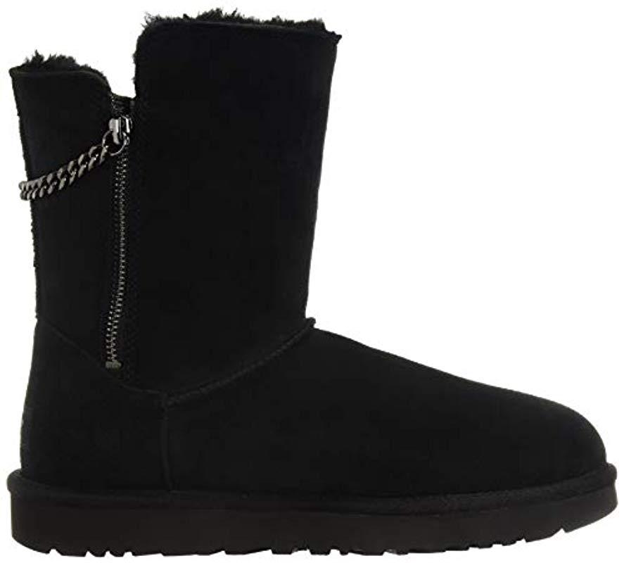 ugg classic sparkle zip boot
