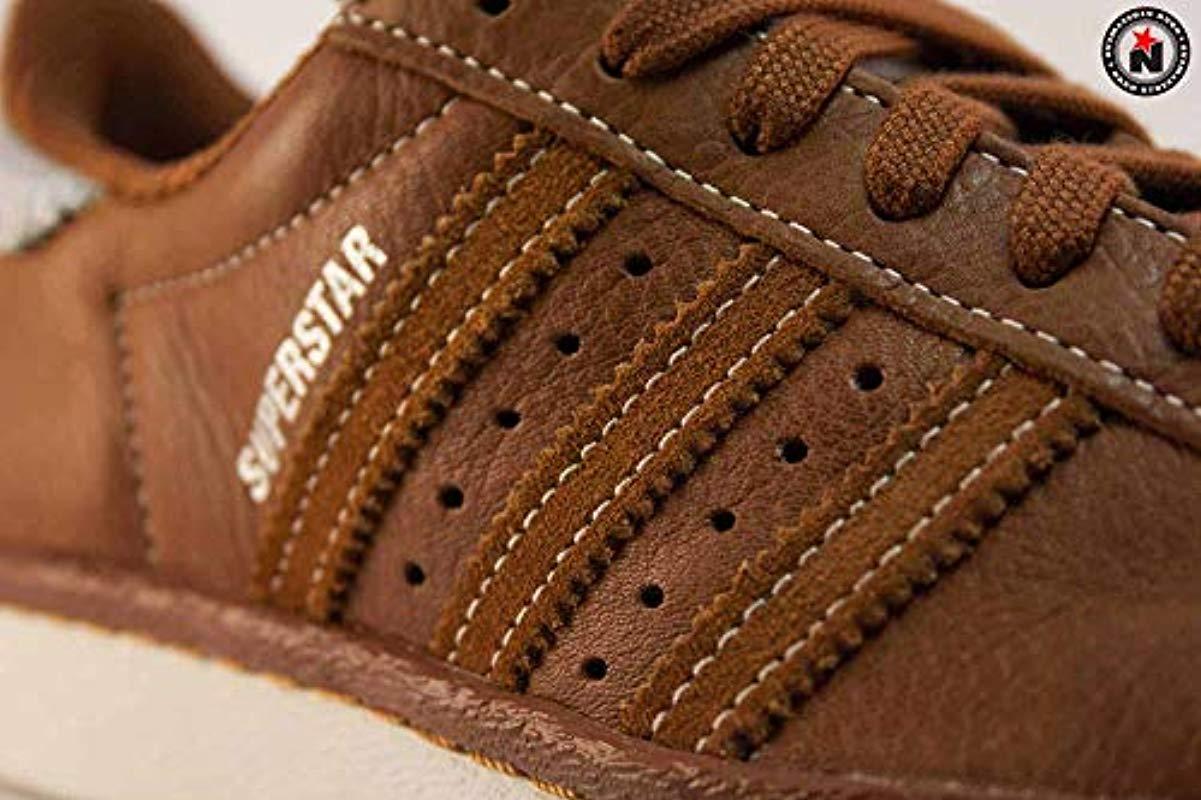 adidas Superstar 80s Varsity Jack in Brown for Men - Lyst