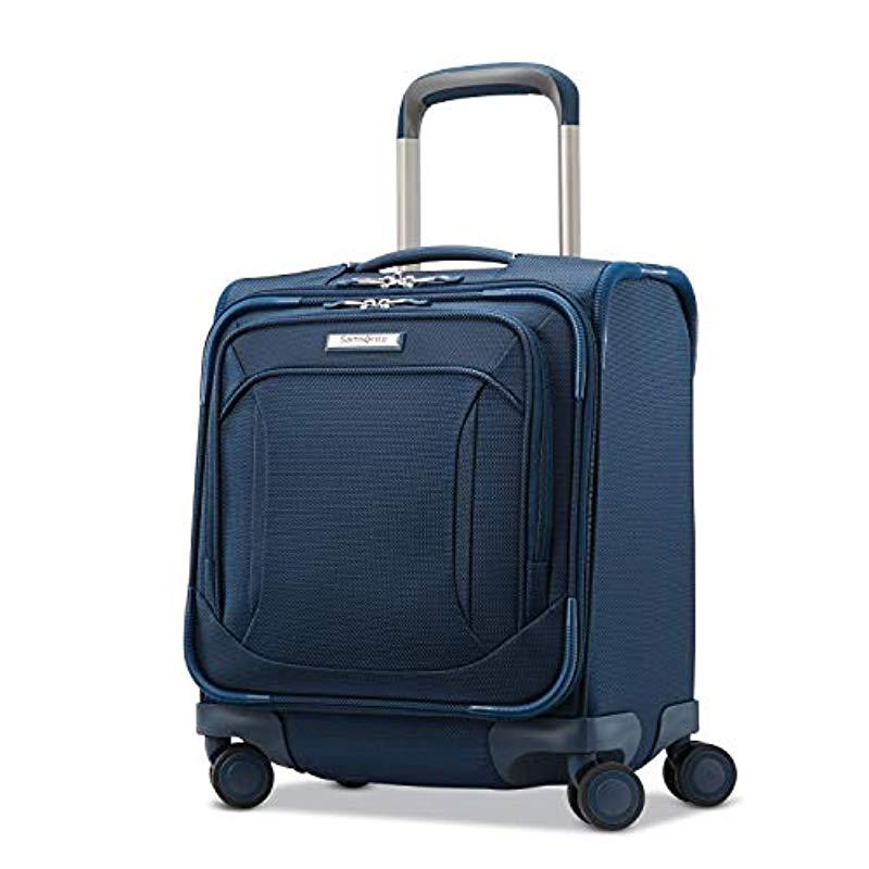 Samsonite Lineate Softside Underseat Boarding Bag With Spinner Wheels in Blue Lyst UK