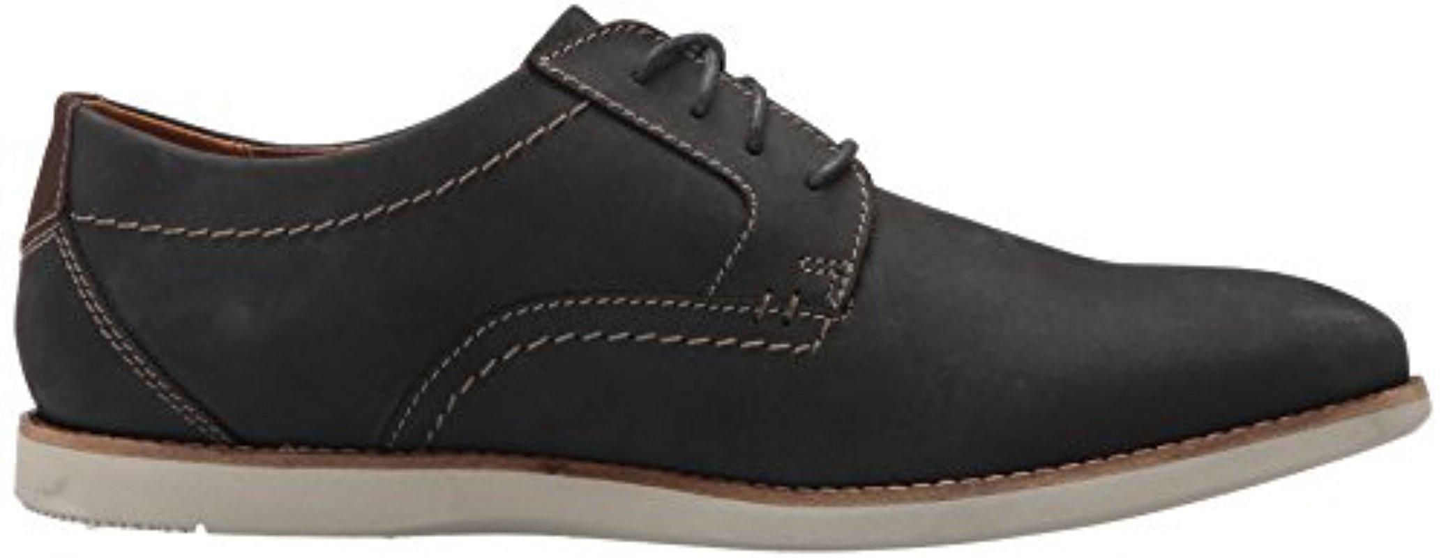 Clarks Raharto Plain Shoe in Black for Men | Lyst