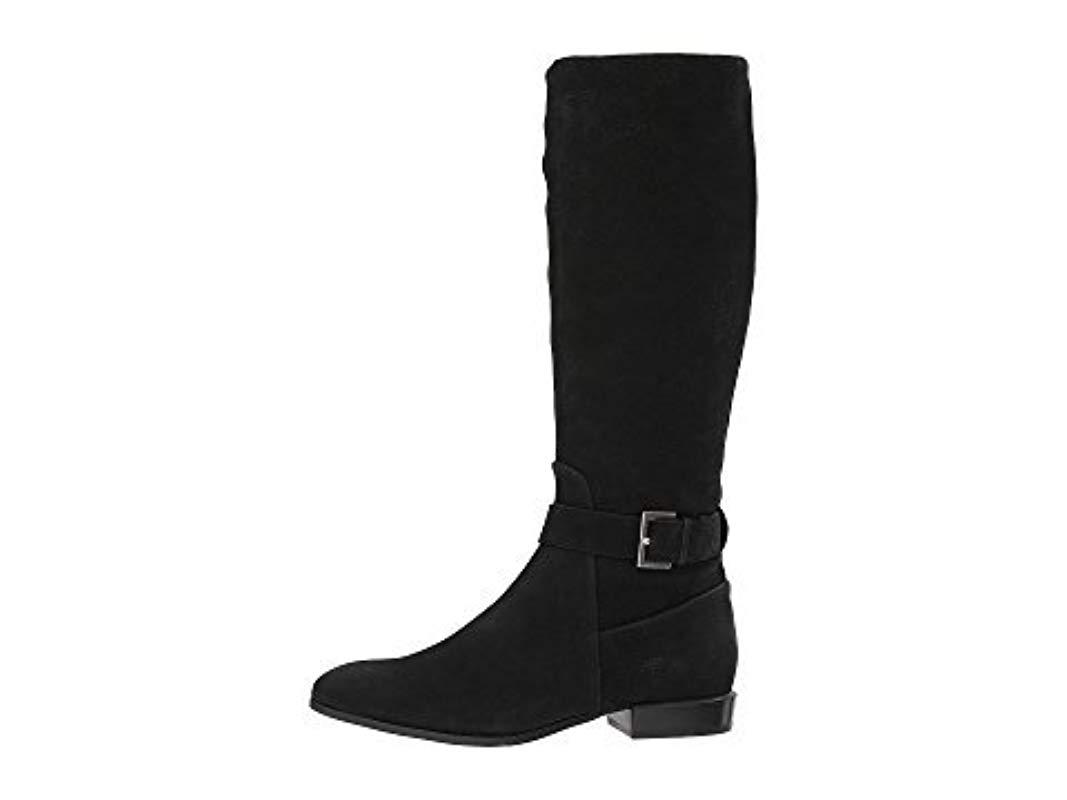 Nine West Diablo Leather Knee-high Boot in Black - Lyst