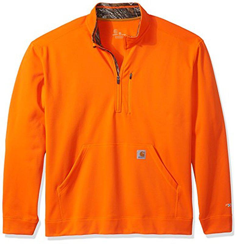 carhartt force extremes half zip