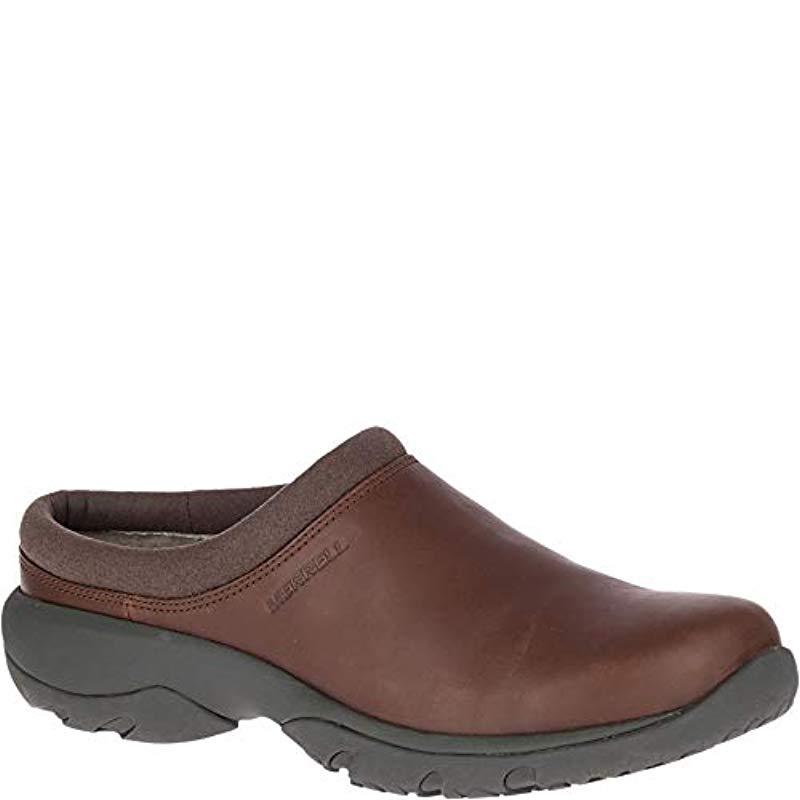 Merrell Encore Rexton Slide Leather Ac+ in Brown for Men - Save 21% - Lyst