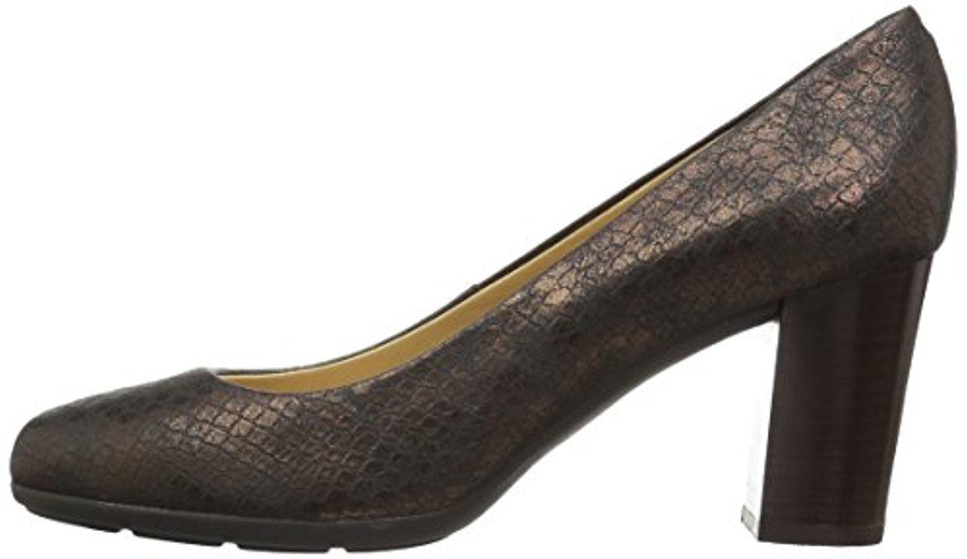 Geox D Annya C Closed-toe Pumps in Chestnut (Brown) - Save 61% | Lyst