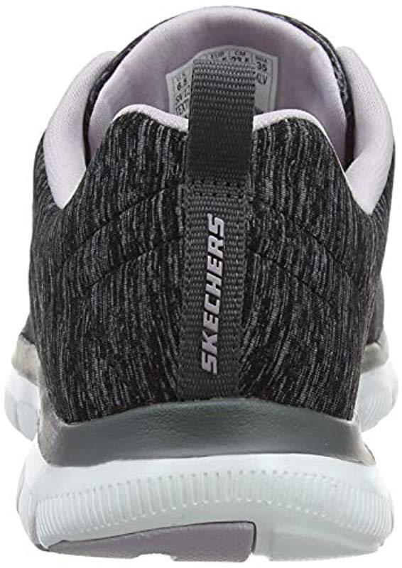 Skechers Flex Appeal 2.0 Sneaker in Black | Lyst