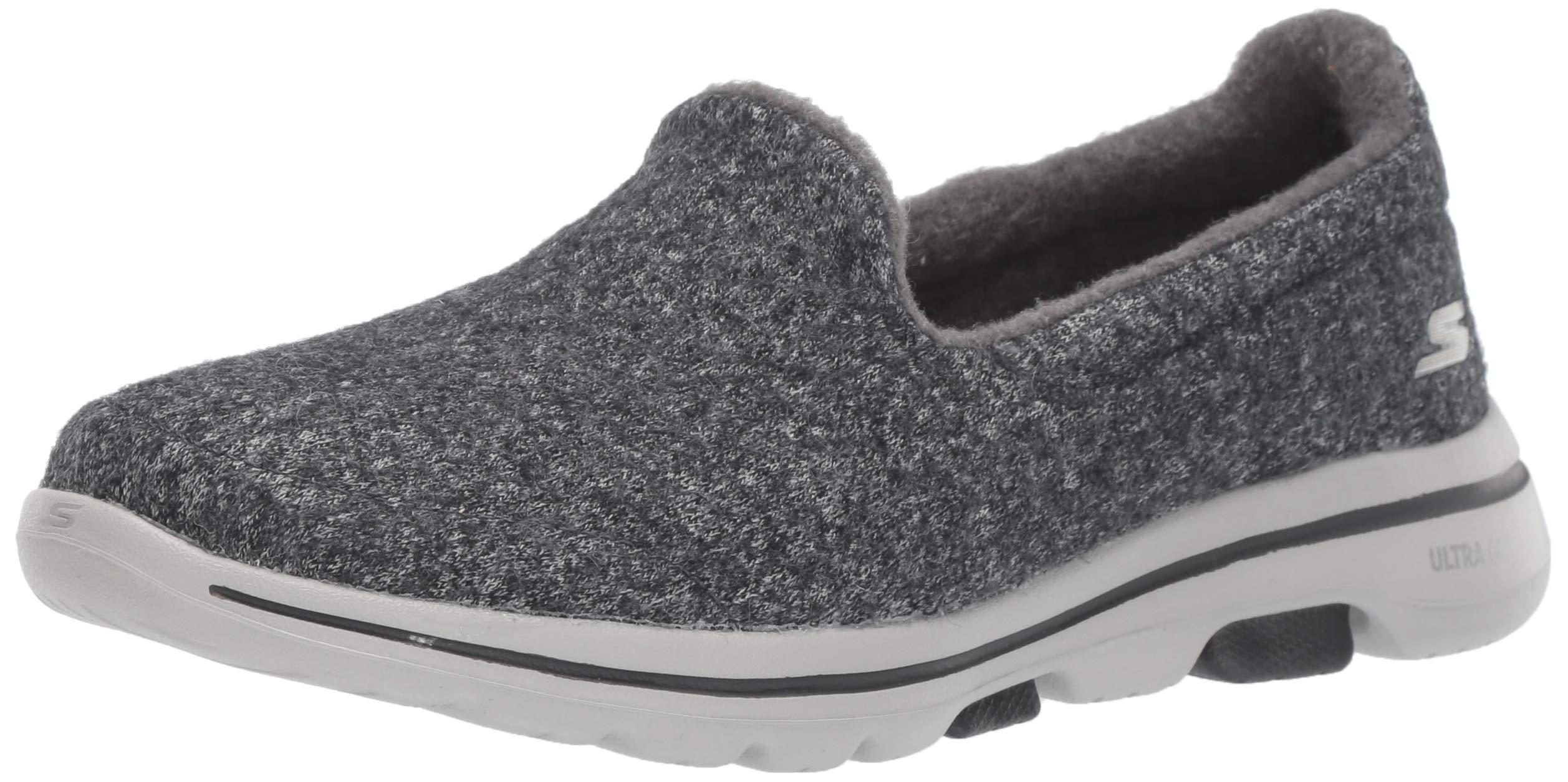 Skechers Go Walk 5-wash-a-wool Sneaker in Charcoal (Gray) | Lyst