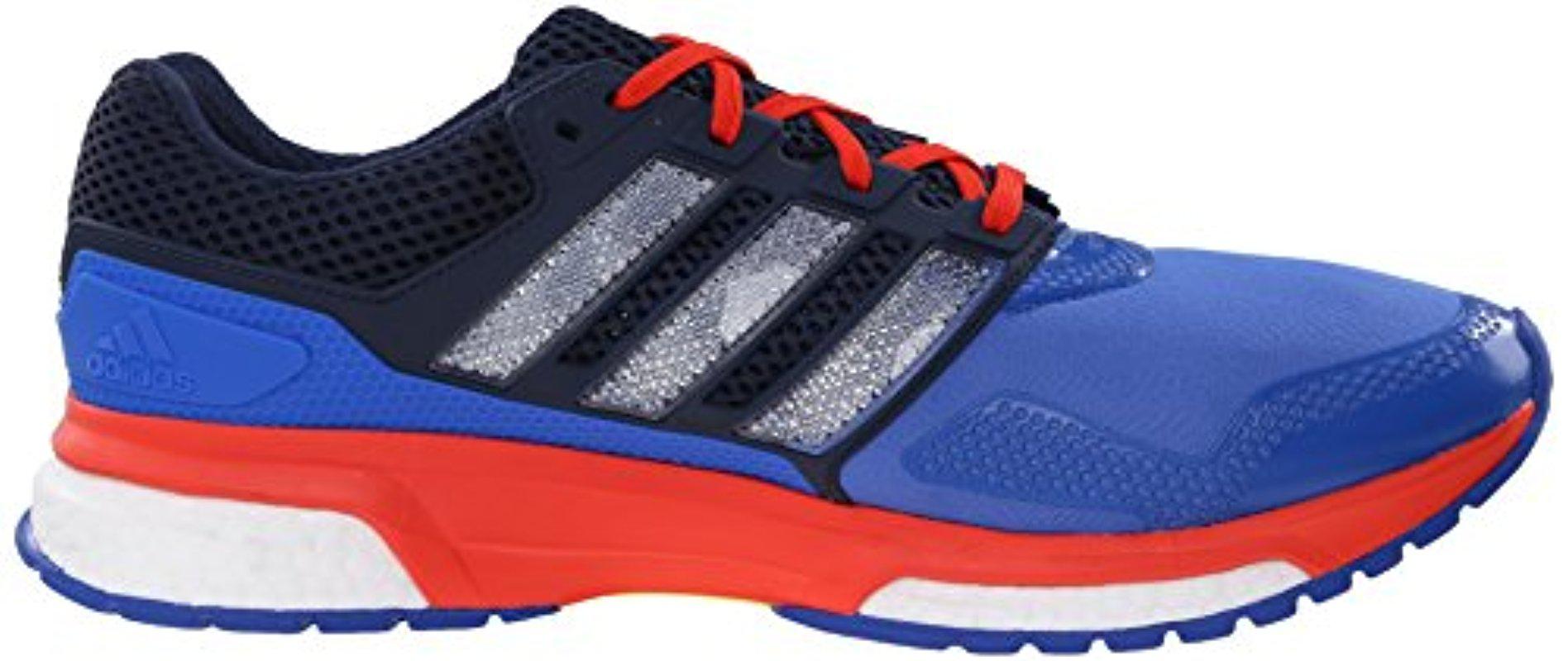 adidas Rubber Response Boost 2 Techfit Running Shoe in Blue for Men - Lyst