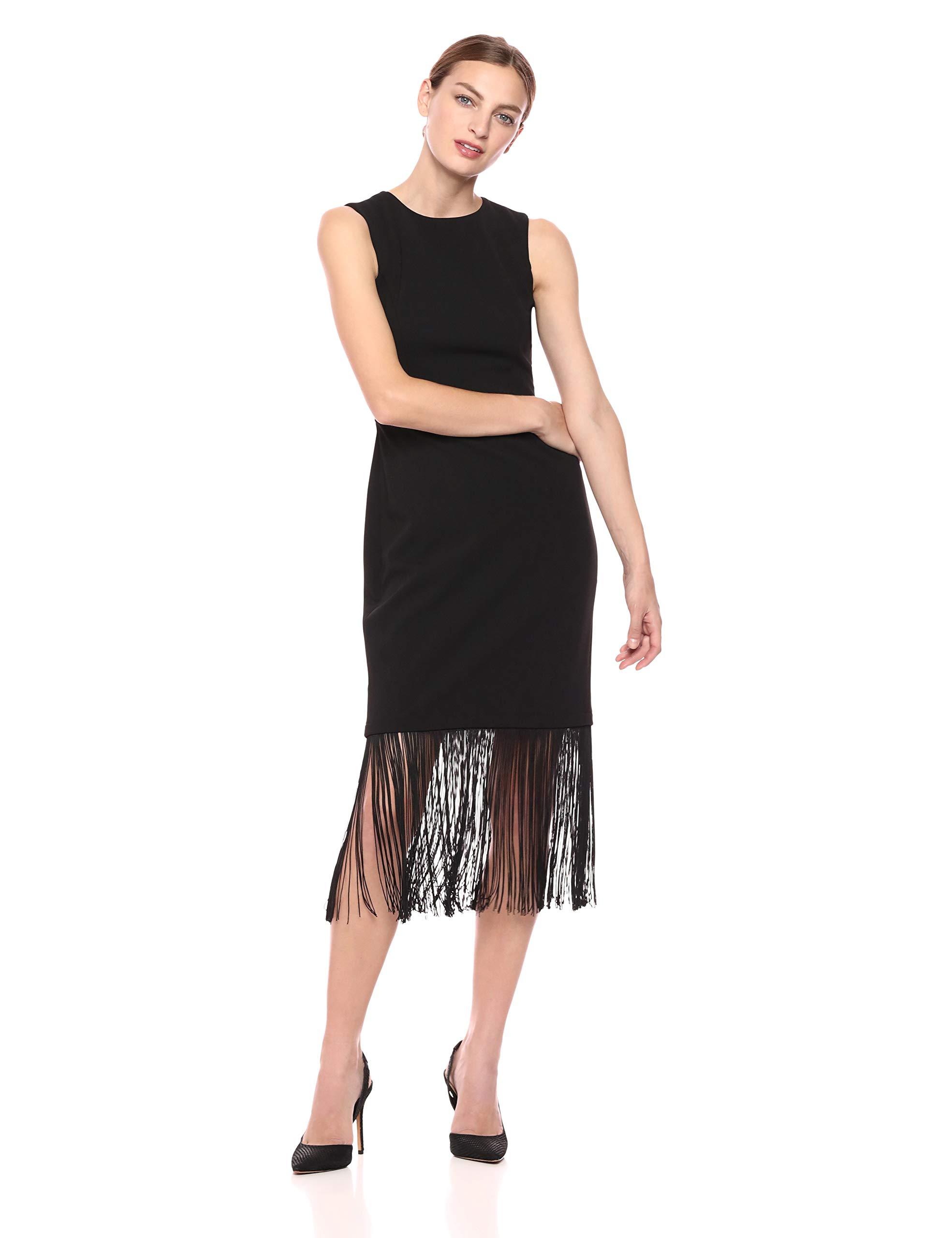 fringe hem dress
