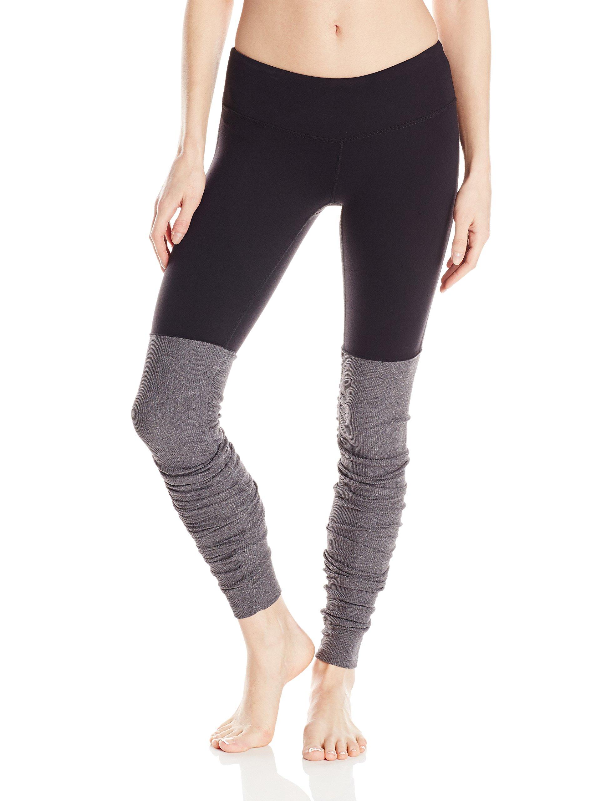 Alo Yoga High-Waist Pinstripe Zip-It Flare Leggings