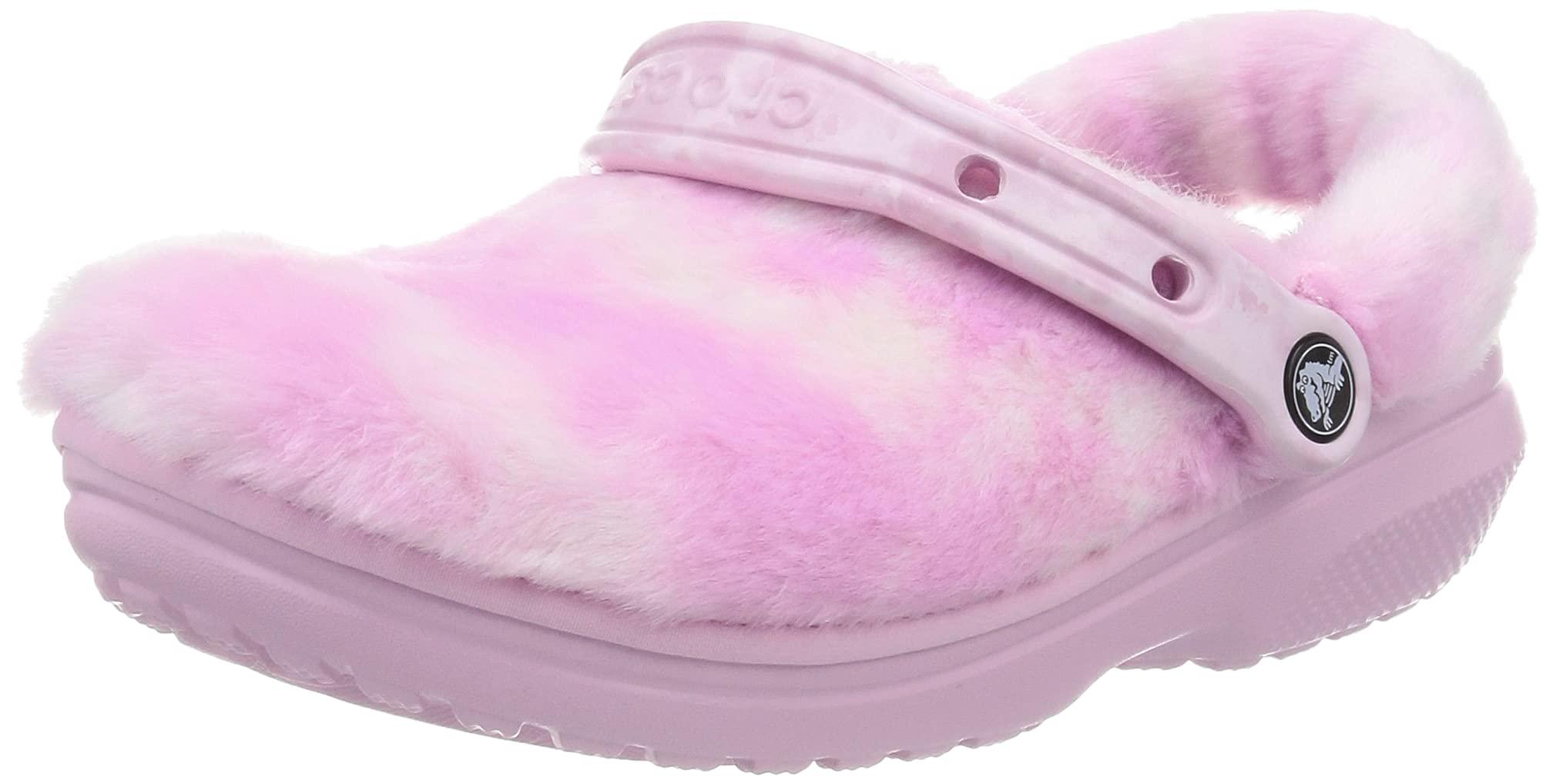 Crocs™ Classic Lined Cozy Fluff Clogs Ballerina Pink - 7 Uk in Purple |  Lyst UK