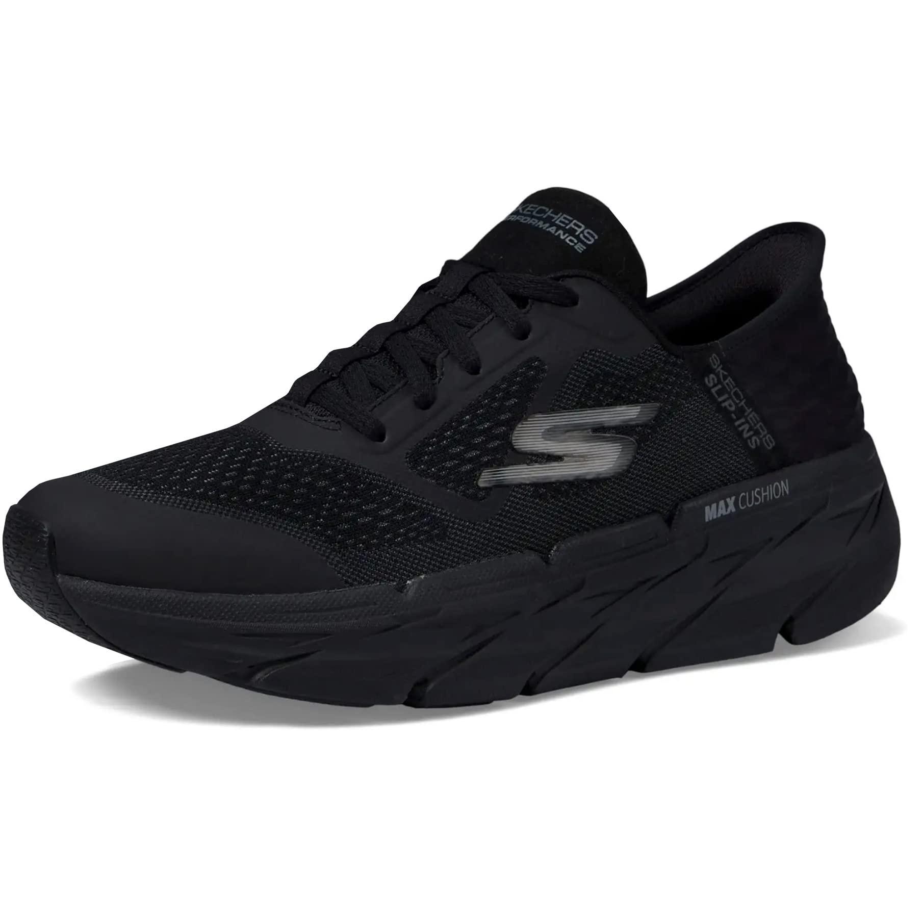 Skechers Max Cushioning Slip-ins-athletic Workout Running Walking Shoes  With Memory Foam Sneaker in Black for Men | Lyst