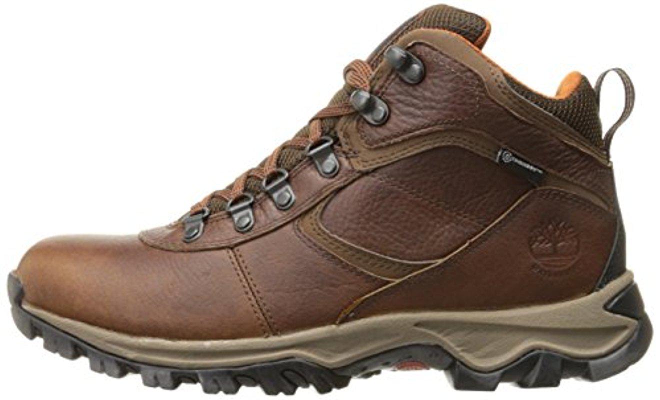 Timberland Mt. Maddsen Mid Leather Wp Hiking Boot in Brown for Men ...