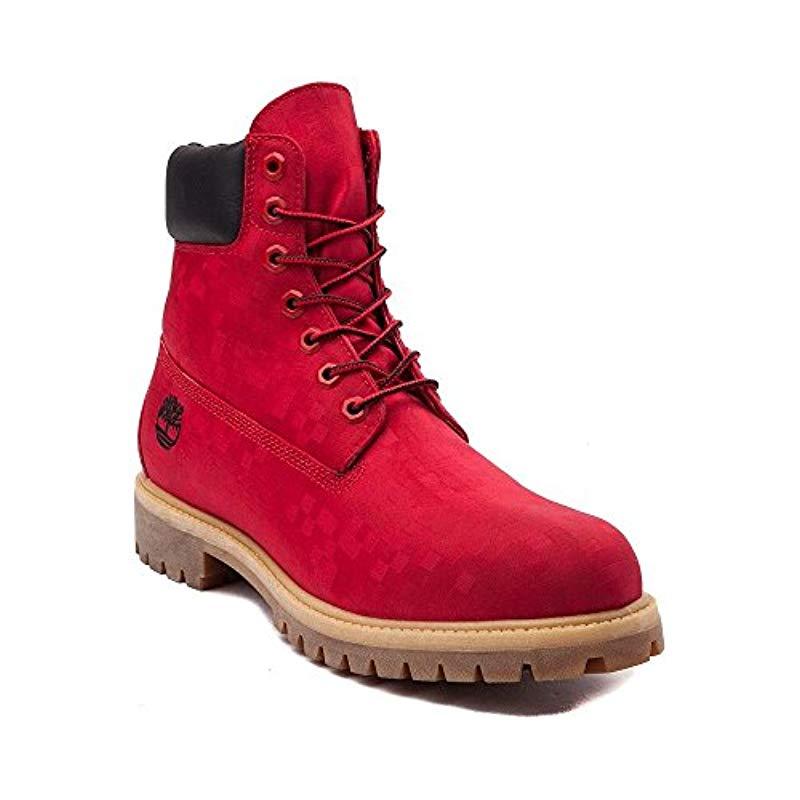 timberland 6 red