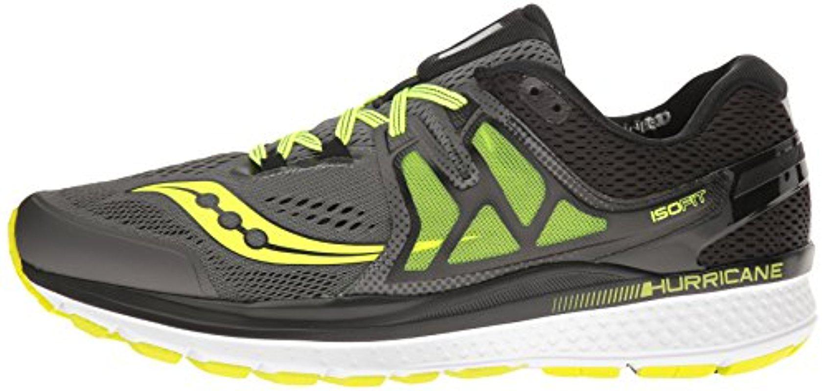Saucony Synthetic Hurricane Iso 3 Running Shoe for Men - Save 39 