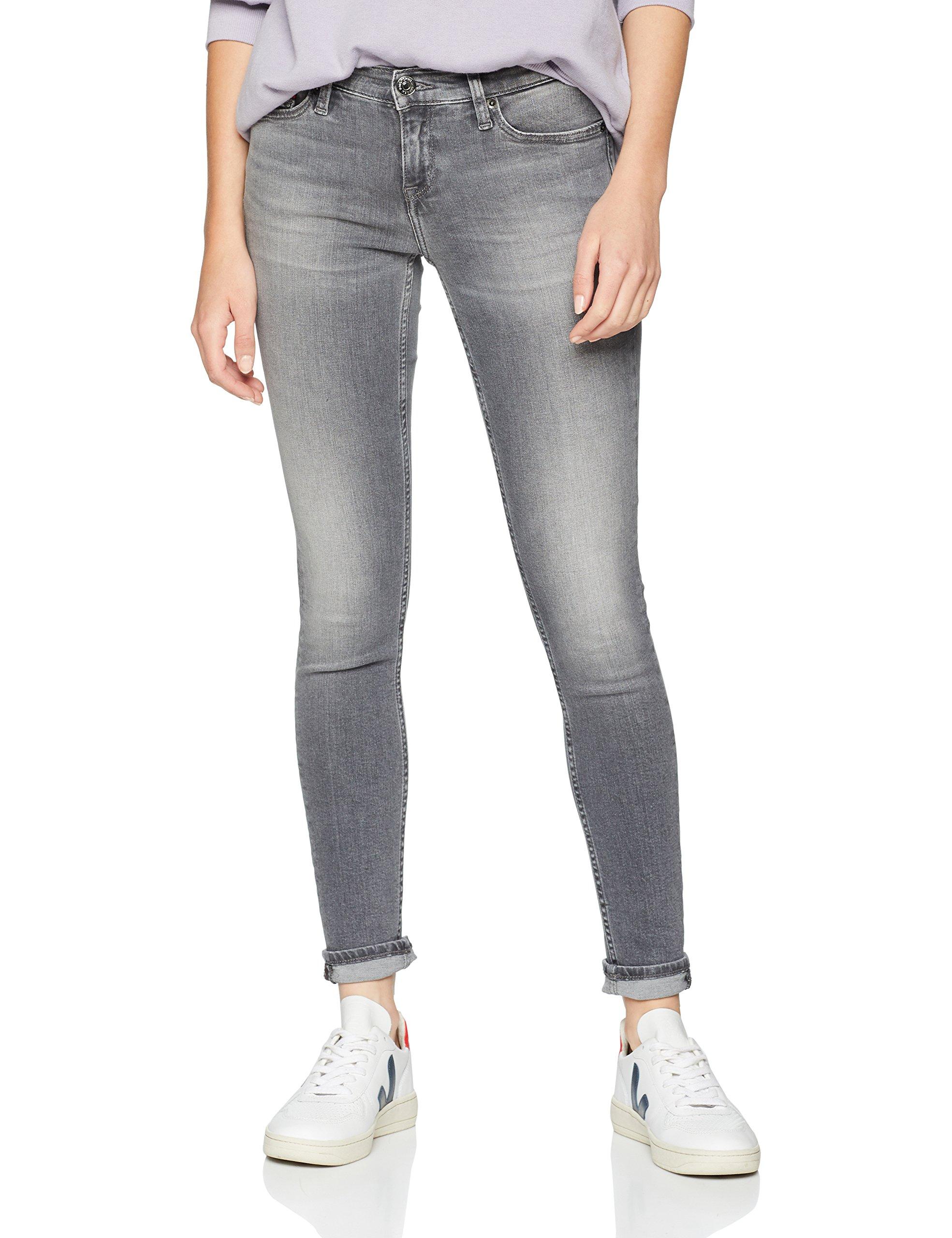 Tommy Hilfiger Denim Mid Rise Nora Jeans in Grey | Lyst UK