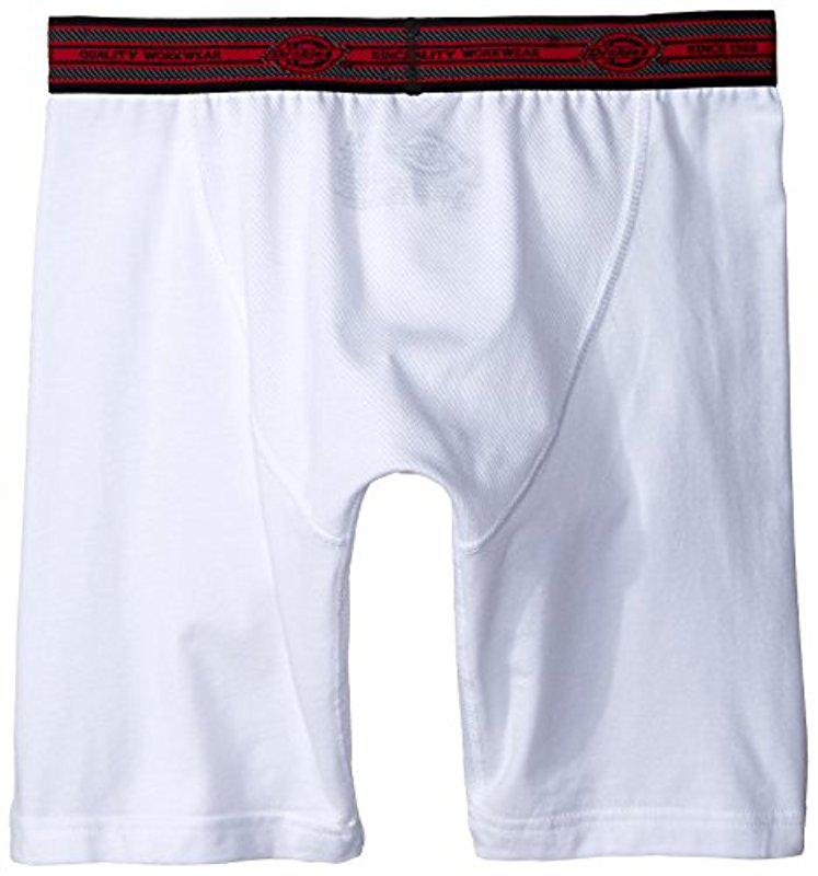 Dickies 2 Pack Cotton Performance White Long Leg Boxer Brief for Men Lyst
