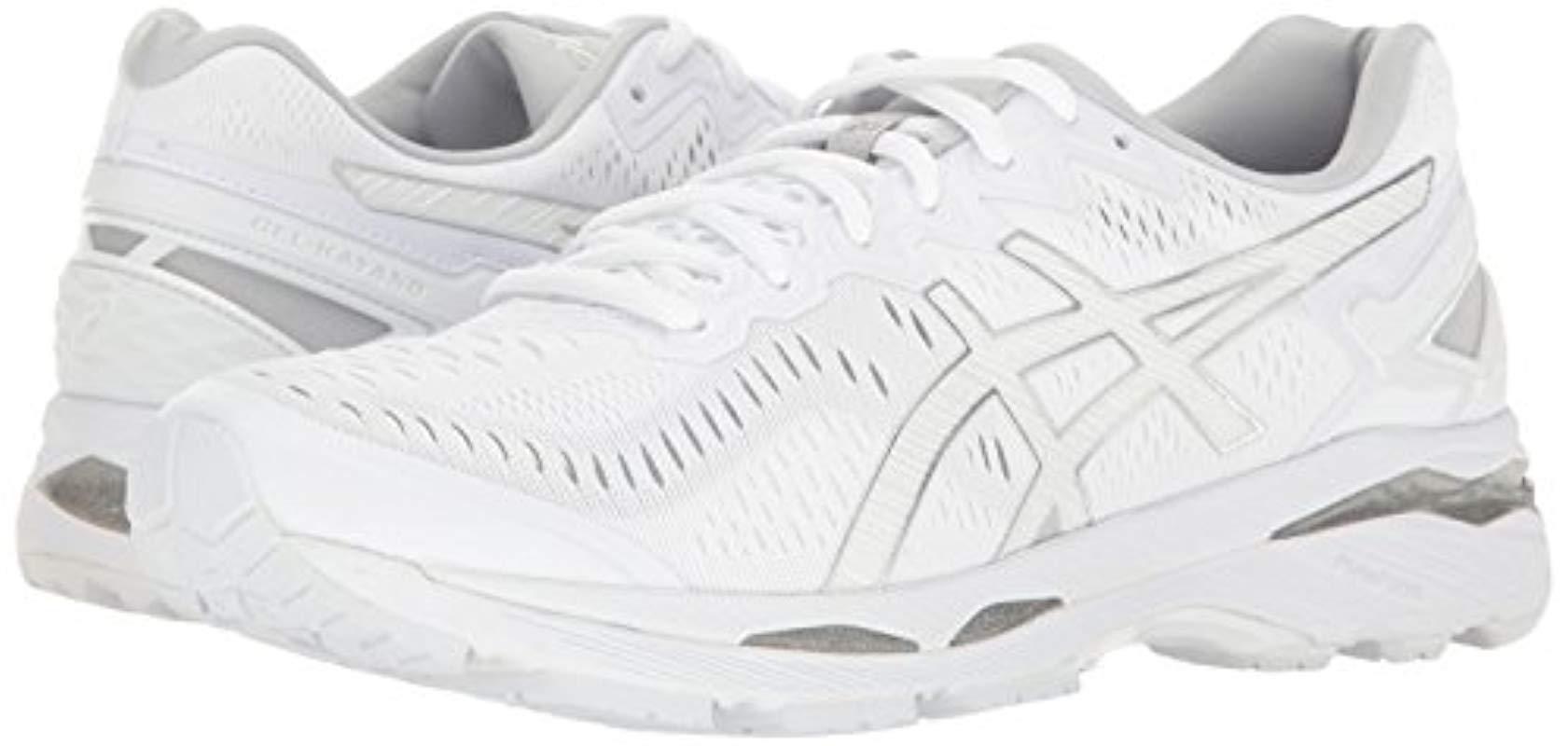 Asics Gel Kayano 23 Running Shoe In White For Men Lyst Asics Gel Kayano 23 Running Shoe In White For Men Lyst