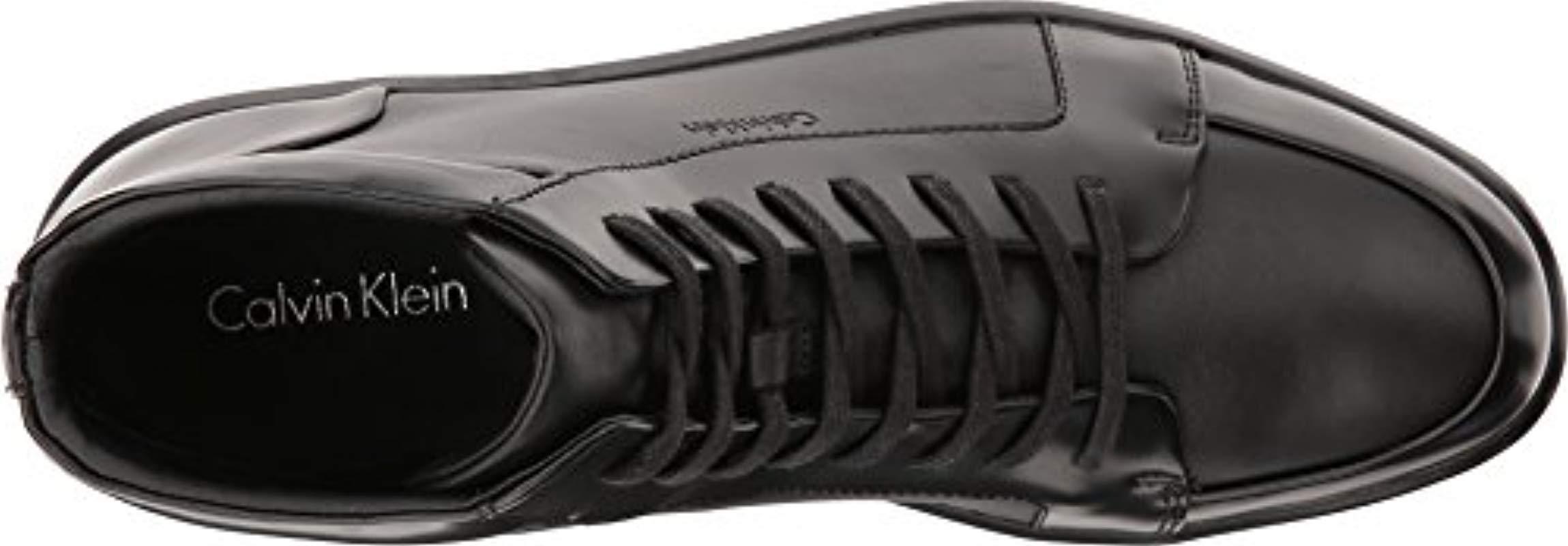 calvin klein fenton box leather boot