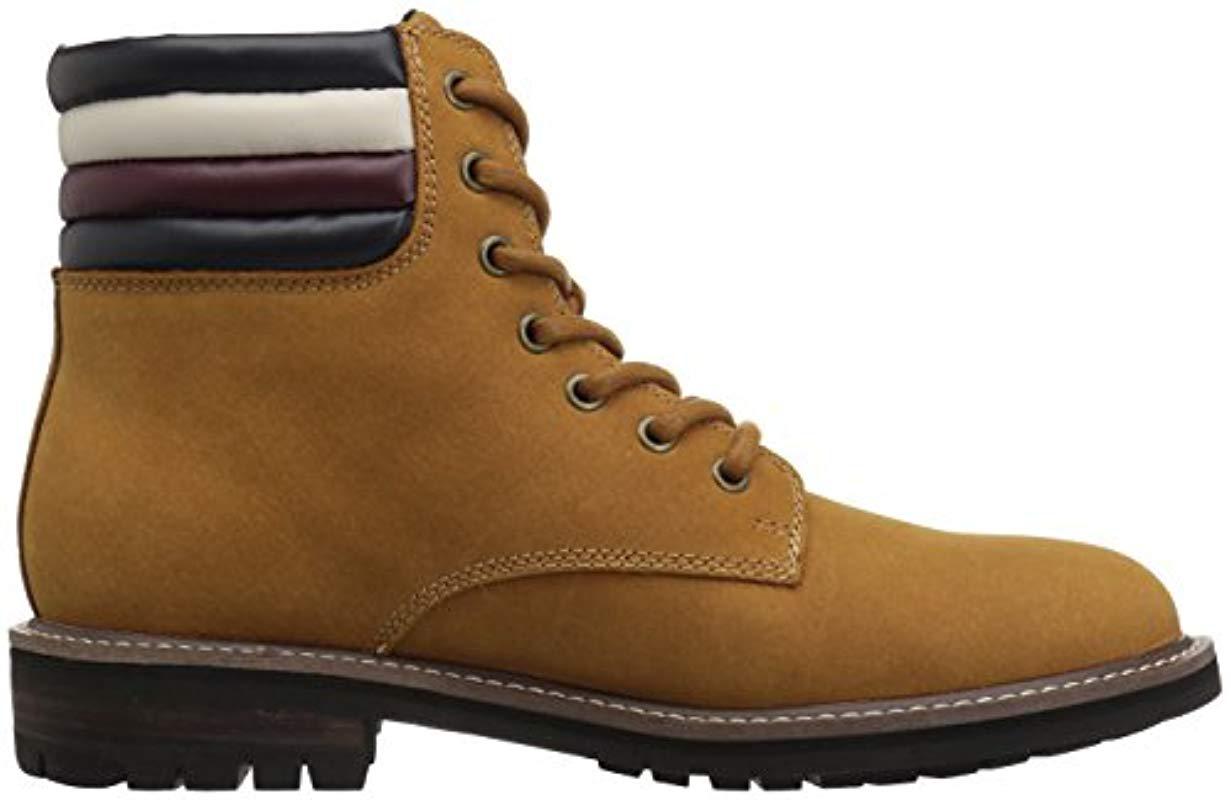 Tommy Hilfiger Leather Halle Combat Boot in Cognac (Brown) for Men - Save  30% - Lyst