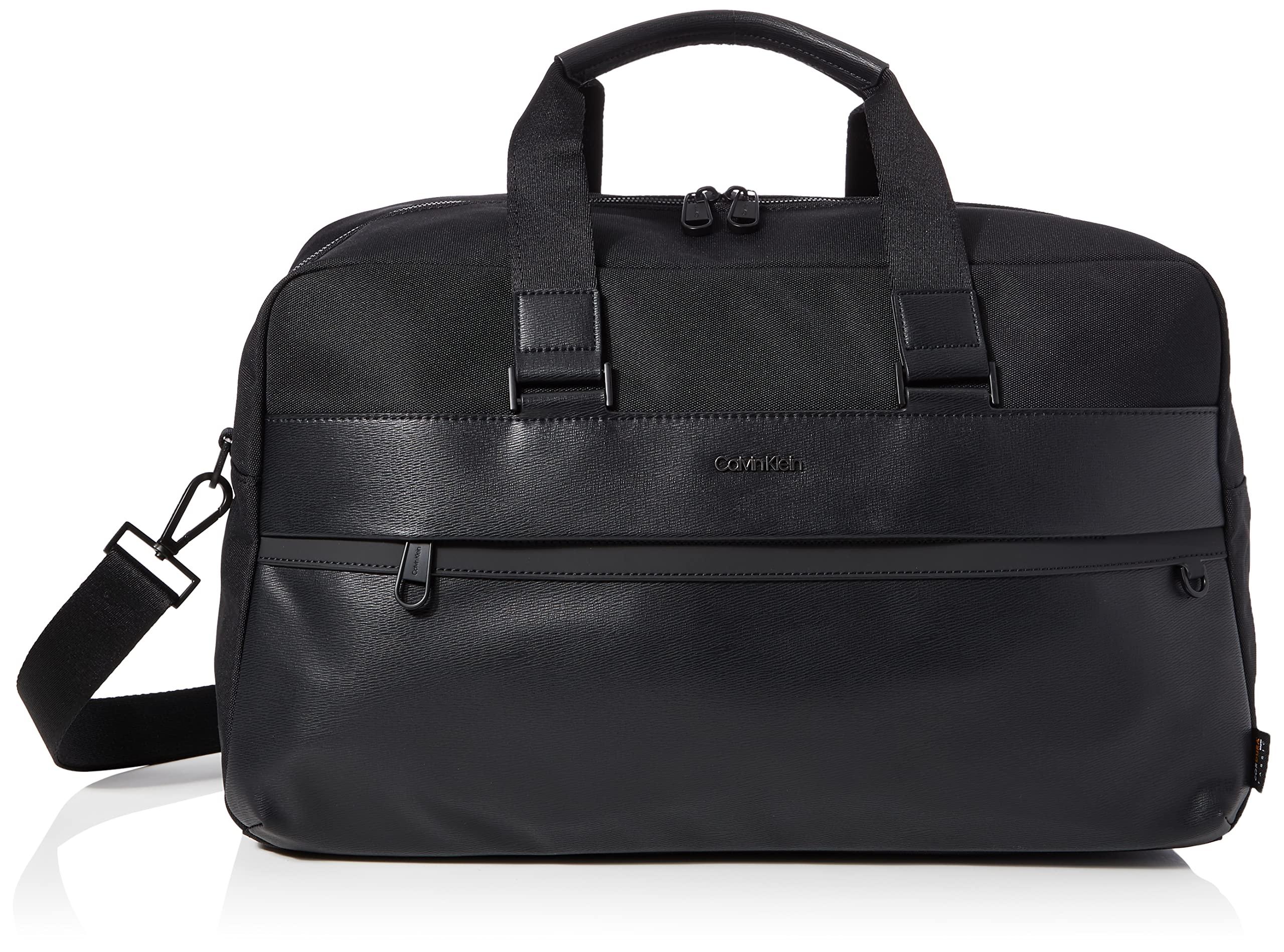 for Men Mens Bags Duffel bags and weekend bags Calvin Klein Minimalism Weekender L in ck Black Black 