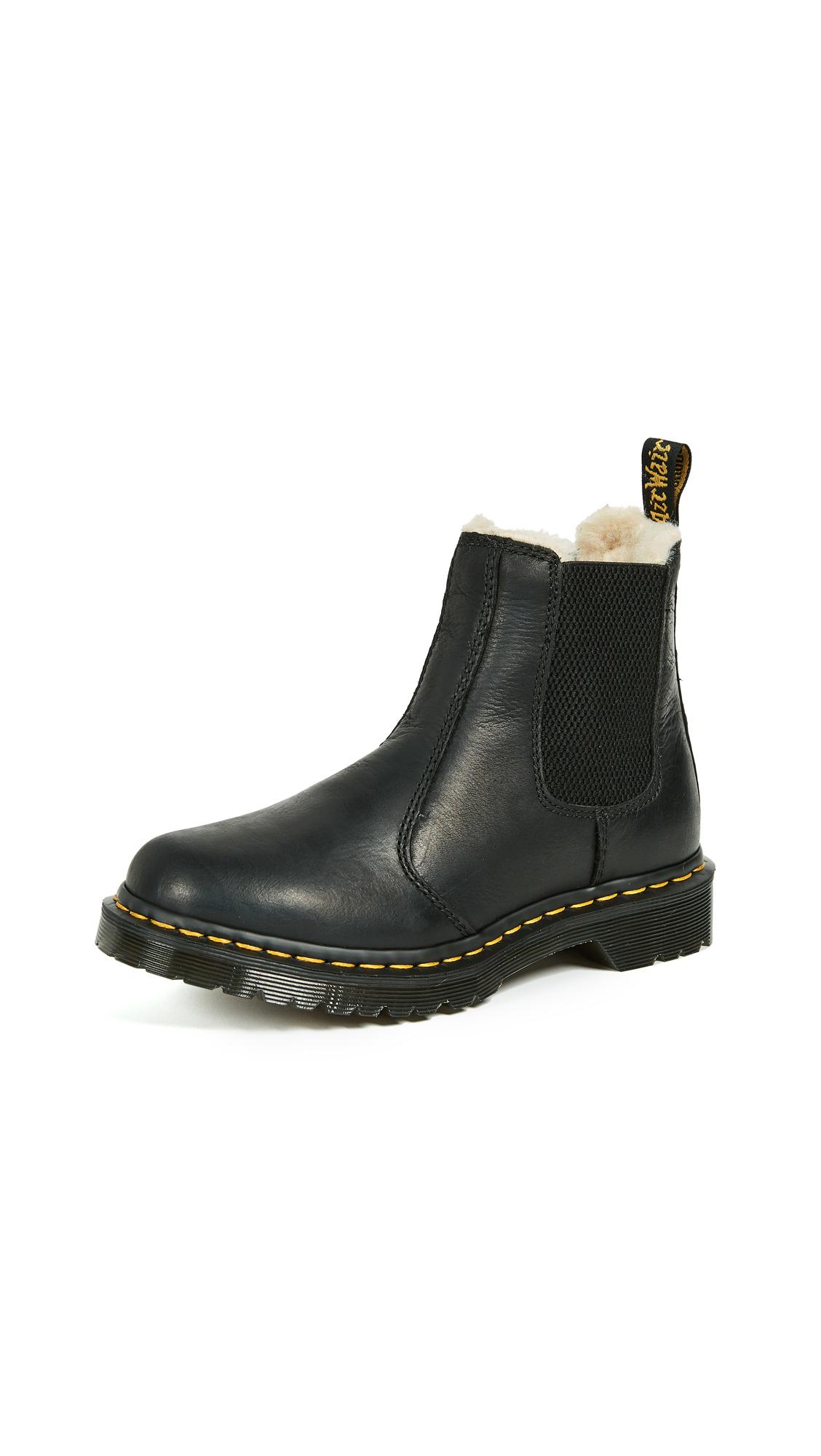chelsea boots doc martens fur