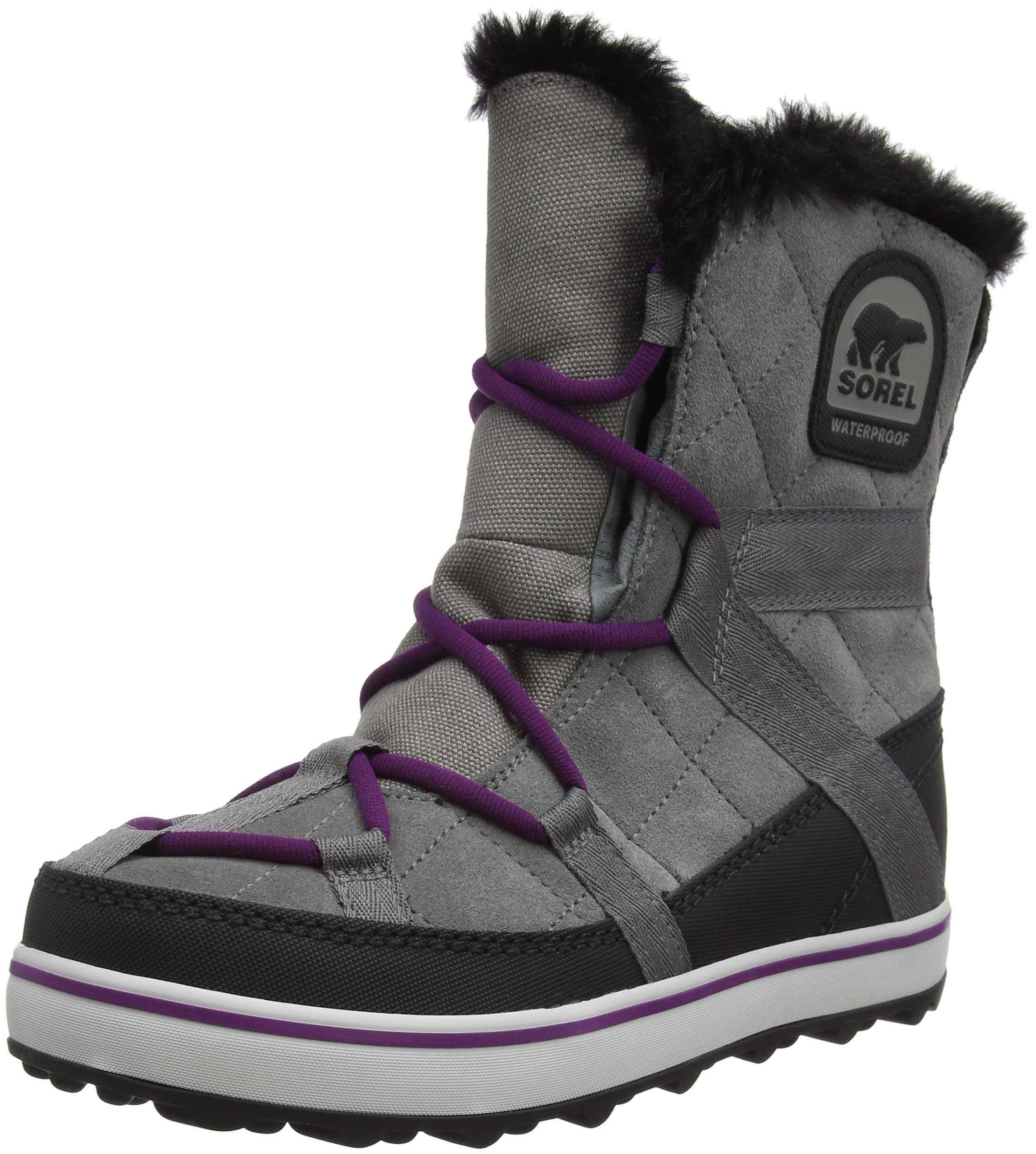 Sorel Glacy Explorer Shortie Snow Boot in Black | Lyst
