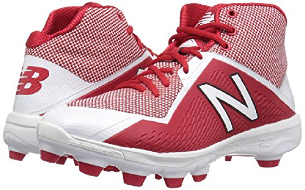 new balance men's pm4040v4 mid molded baseball cleats