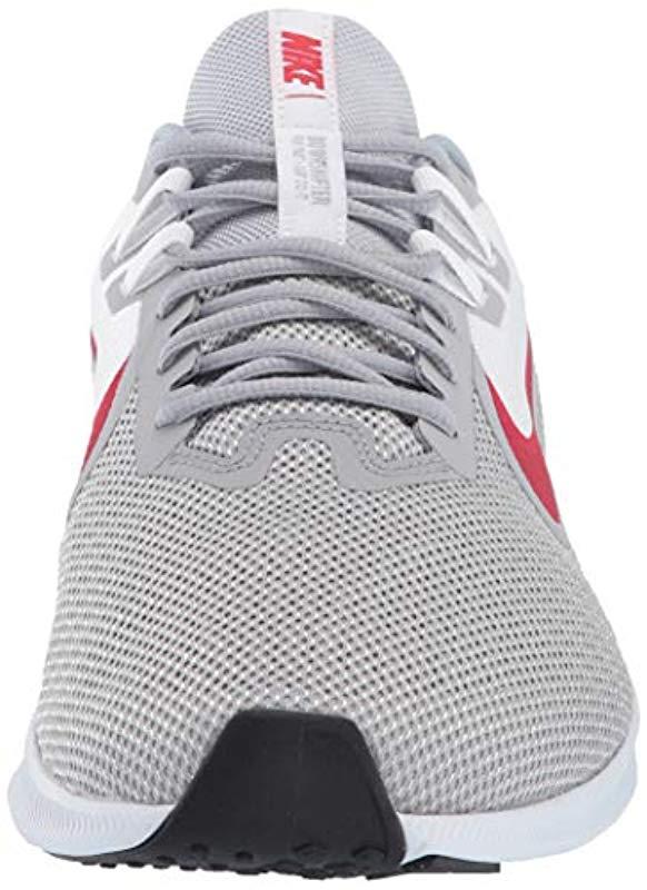 Nike Downshifter 9 Running Shoe, Wolf Grey/university Red in for Men Lyst