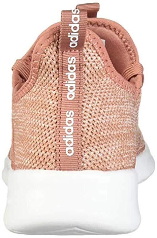 adidas Cloudfoam Pure Running Shoe in Pink | Lyst