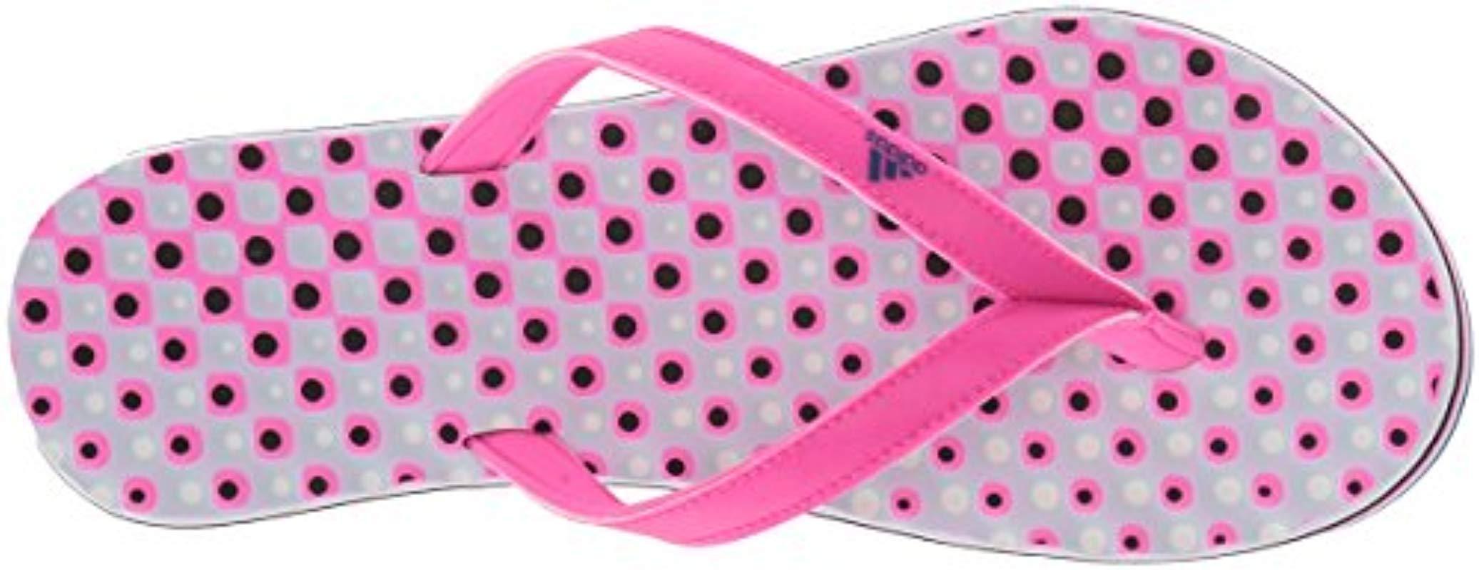 adidas Synthetic Eezay Dots Flip Flops 